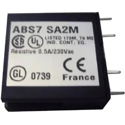 Schneider Electric ABS7SA2M Relais, Halbleiter, z. Austausch, 10mm, Ausgang, 24-240V AC, 0,5A  - 4 Stück