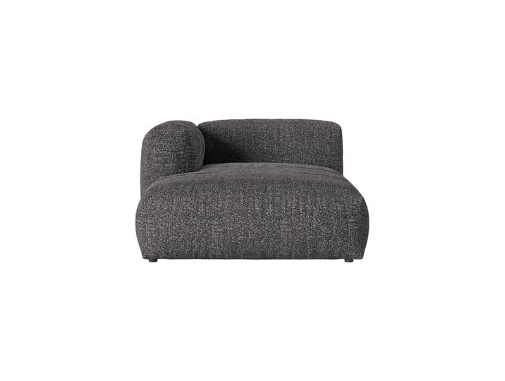 Modulares Design Chaiselongue „Martina“ Bouclé Anthrazit Micadoni