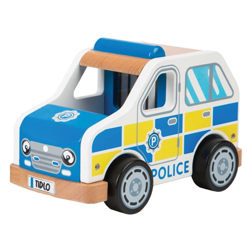 Bigjigs Hölzernes Polizeiauto (T0508)
