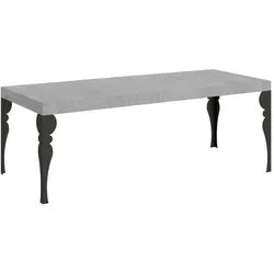 Itamoby Paxon Premium Ausziehtisch 200/460x90 cm Beton Anthrazit Beine