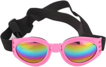 Inspire Picks Foldable Pet Sunglasses For Dogs & Cats Outdoor UV Protection Dog Glasses pink