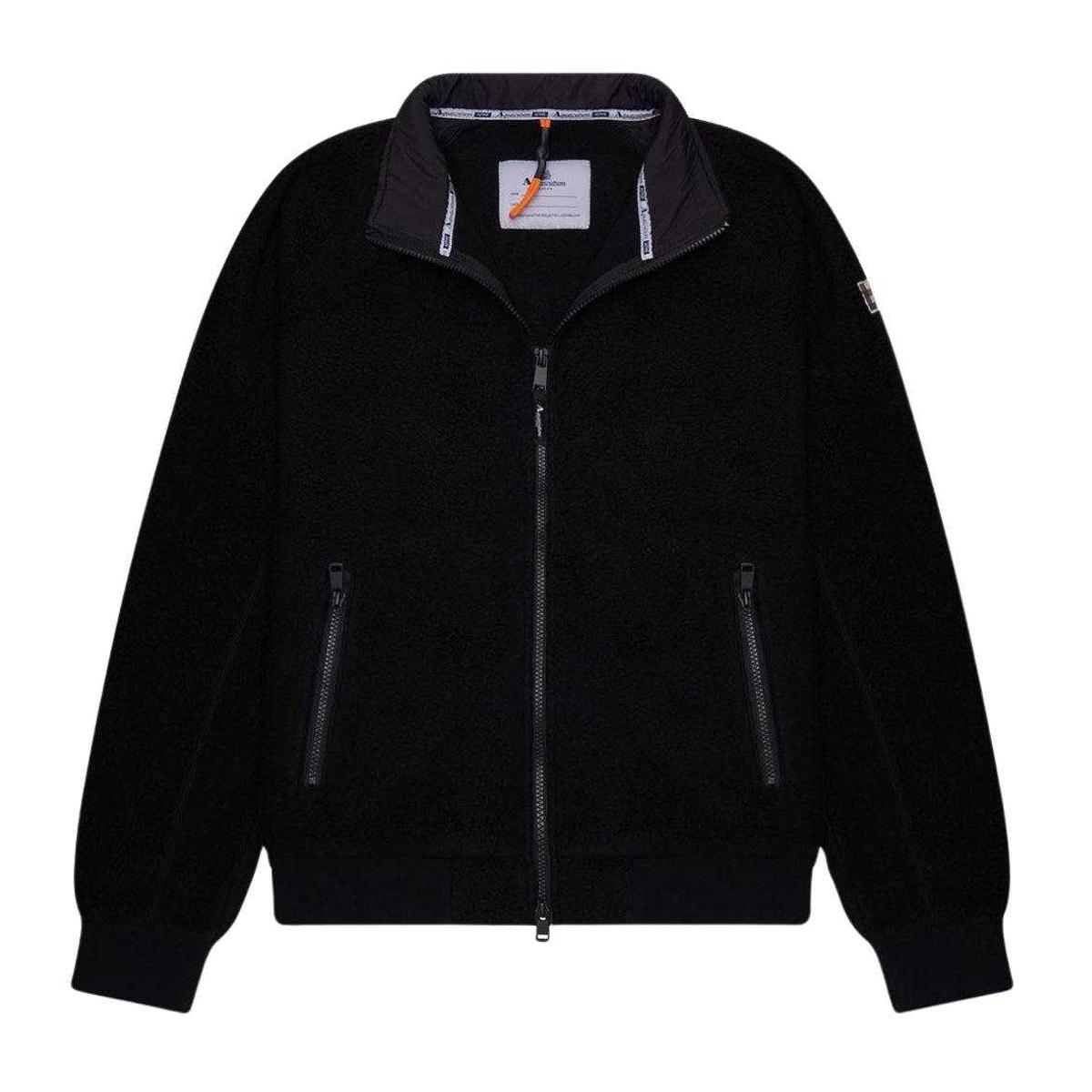 Aquascutum Heren Actief Sherpa Fleecejack (Zwart)