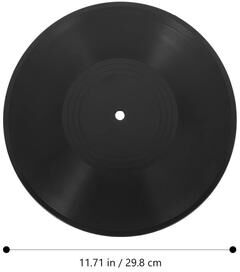 Inspired Finds Retro Vinyl Record Wall Decor Classic Music Wall Hanging Ornament For Home & Bar 11.71in