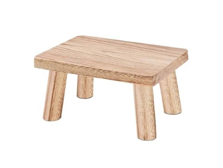 GTOULHH Sitzhocker Ottoman Hocker Holzhocker, Rechteckiger Nachttisch-Tritthocker for Küche Und Badezimmer, Fußstütze Moderne für Wohnzimmer(B)