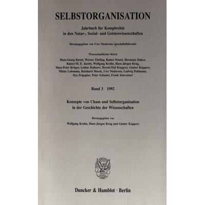 Selbstorganisation., Taschenbuch von , Duncker & Humblot, 978-3-428-07515-7