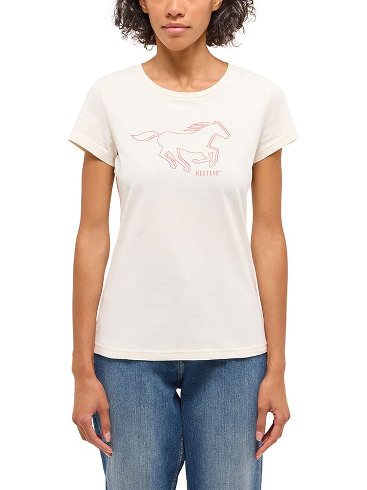 Mustang Shirt "Loa" in Creme - XS