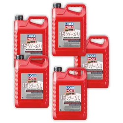 5x Motoröl LIQUI MOLY 1084 Touring High Tech Super SHPD 15W-40 5 Liter Kanister