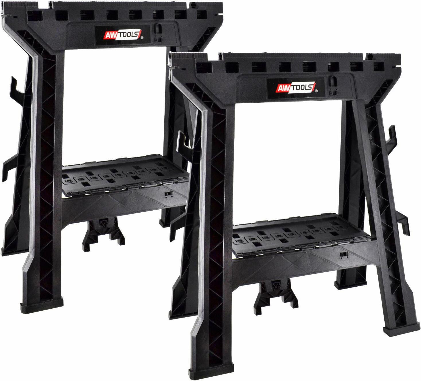 Awtools set van 2 inklapbare steunpoten
