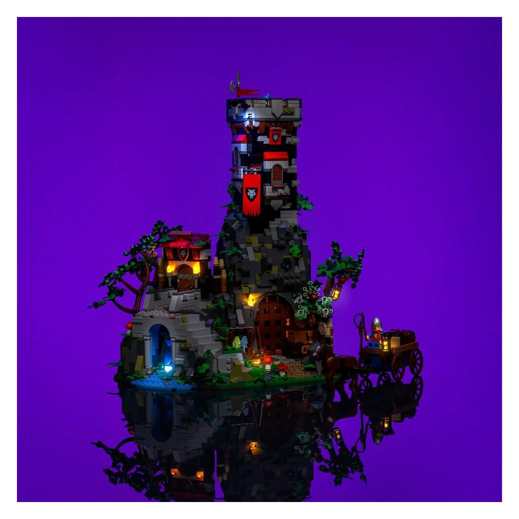 Light my bricks LMB 2.0 LED Licht Set für LEGO BrickLink 910057 Ganovenversteck im Wald (70701416)
