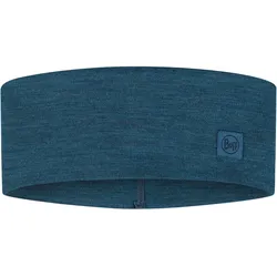 BUFF Merino Wide Stirnband 737 - solid ocean