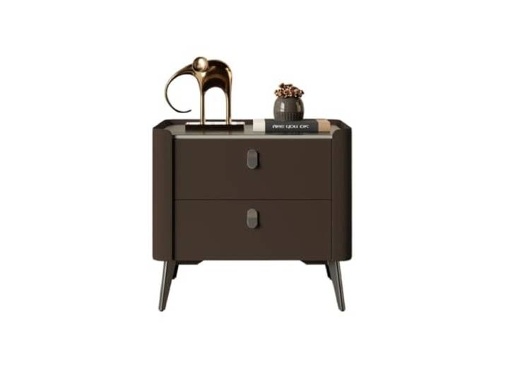 YCCHAH Bett mit Stauraum Nachttisch Aus Schiefer, Schlicht, Modern, for Hauptschlafzimmer, Klein, Massivholz Desktop(2)