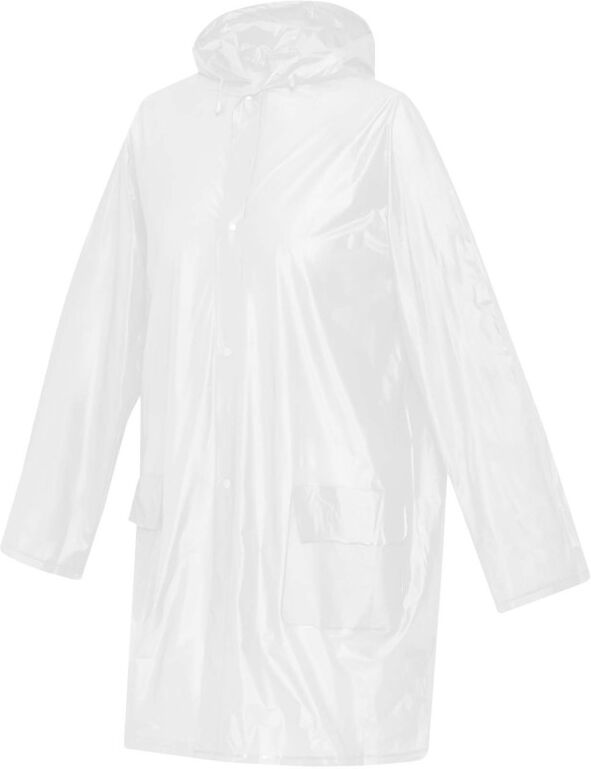 Imperméable personnalisable taille unique en PVC Ada blanc