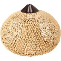 Dekorative Pendelleuchte aus Rattan - 40 cm (Naturfarbe)