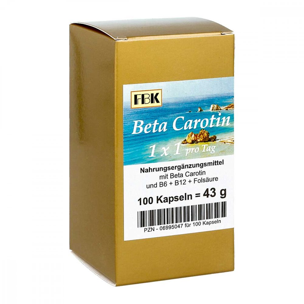 FBK-Pharma GmbH Beta Carotin 1 x 1 Pro Tag Kapseln 06995047