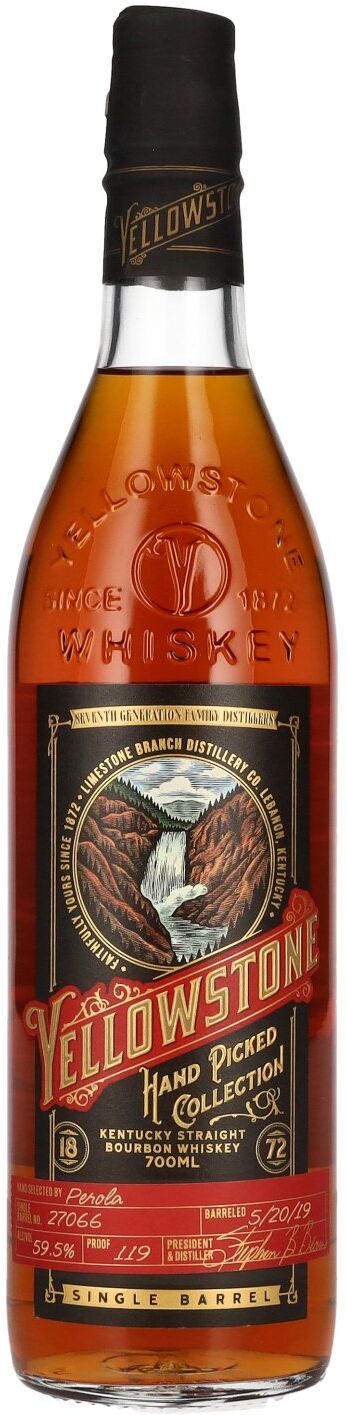 Yellowstone Hand Picked Collection Selected by Perola Bourbon Whiskey 59,5% Vol. 0,7l