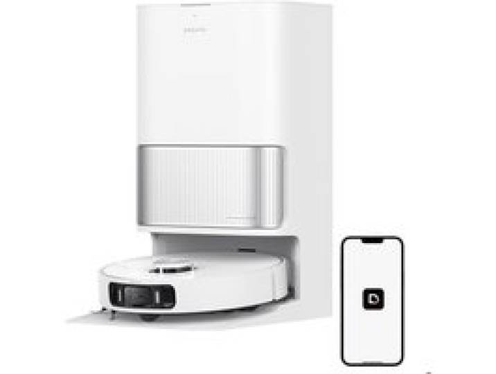 Aspirateur robot Dreame L40 Ultra AE 2en1 avec fonction serpillière puissance daspiration 19000Pa anti-emmêlement blanc