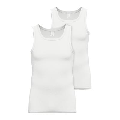 Unterhemd AMMANN "2er Pack Unterhemd Day Classic", Herren, Gr. 7, N-Gr, weiß, Obermaterial: 100% Baumwolle CO., Unterhemden Unterhemd