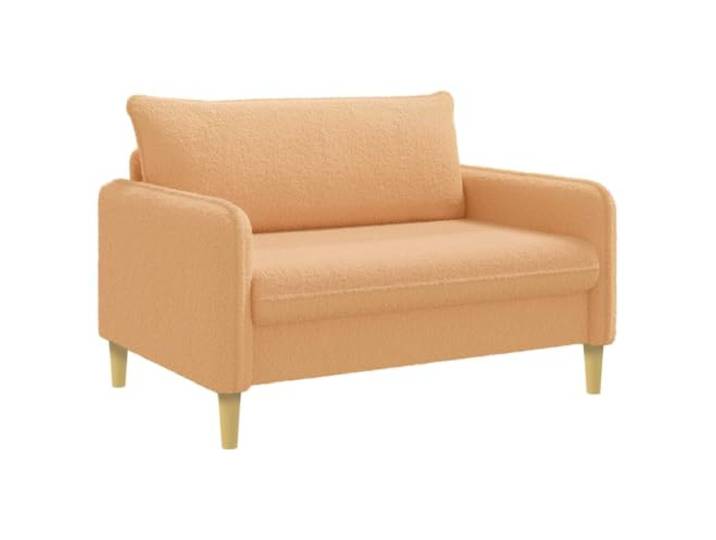 HFXHIJXQ XXL Sessel Beige Bouclé Polstersessel mit Metallrahmen Breiter Loungesessel mit weicher Polsterung und robusten Kunststoffbeinen für Ihr Wohnzimmer oder Schlafzimmer.