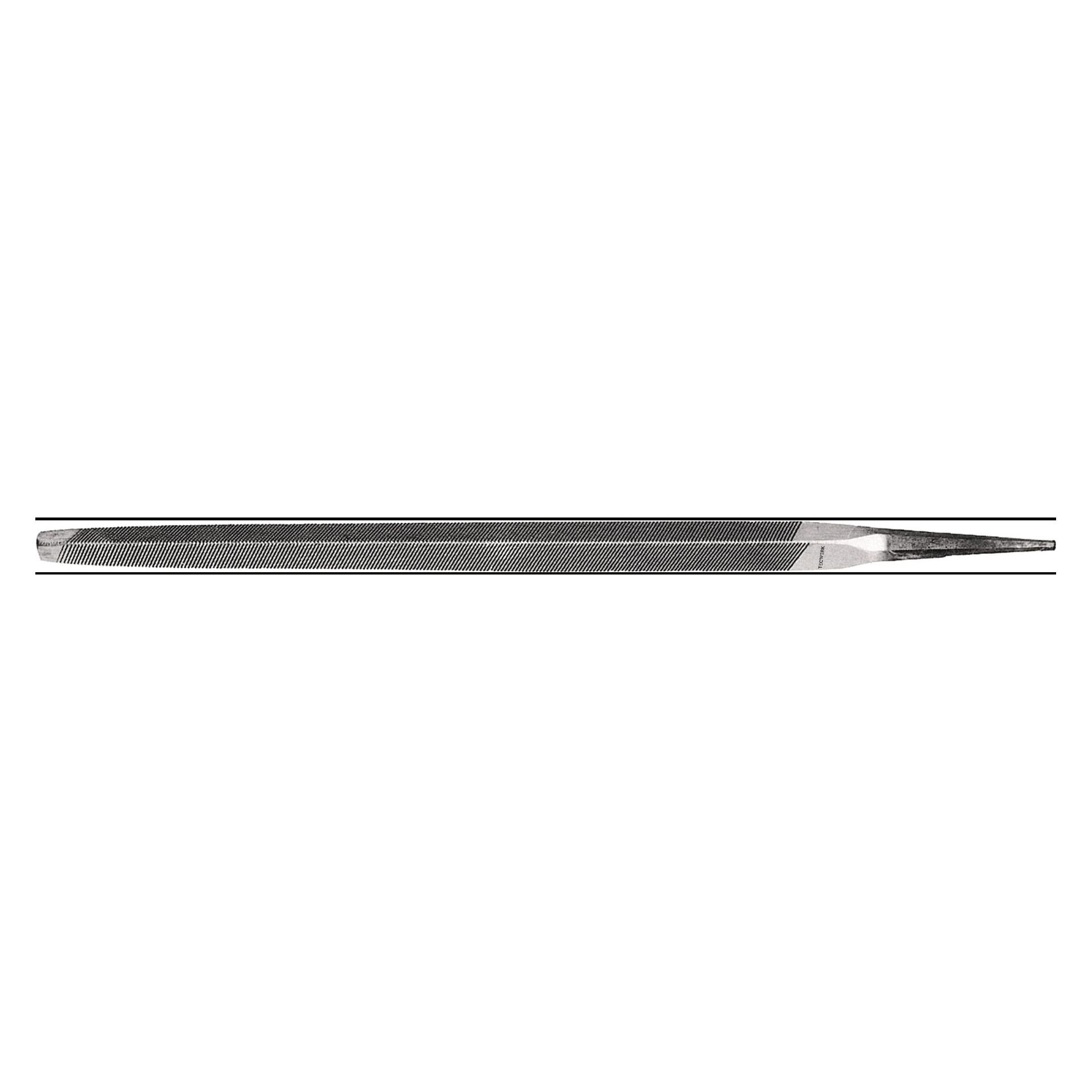 Tecwerk Werkstattfeile DIN 7261 Länge 150 mm Querschnitt 11 mm Hieb 3 Dreikant (Hieb 3, 150 mm) (2000840072)