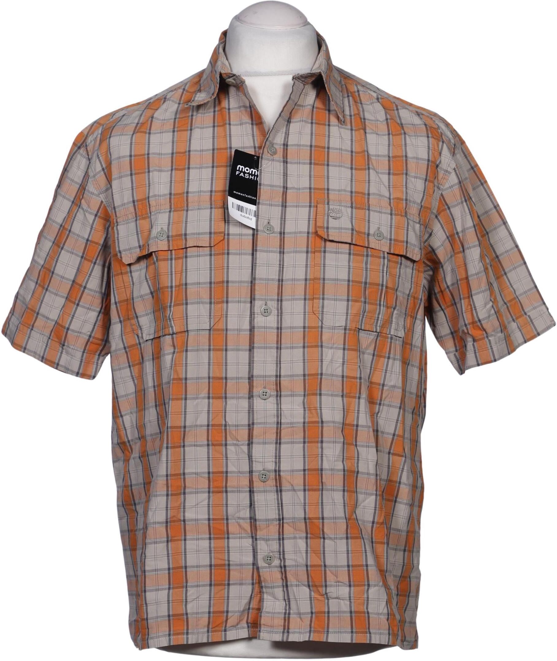 Timberland Herren Hemd, Mehrfarbig, Gr. M, Baumwolle - Second Hand