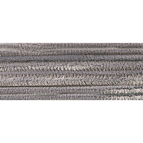 folia Pfeifenreiniger hellgrau Chenilledraht Ø 8,0 mm 10 St.