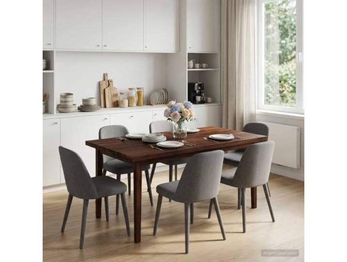hliofuir Tischplatte Massivholz Akazie 130 x 60 x 3,2 cm Dunkelbraun Rustikale Baumkante für Esszimmer und Home Office, natürliche Maserung verleiht jedem Schreibtischgestell Eleganz.