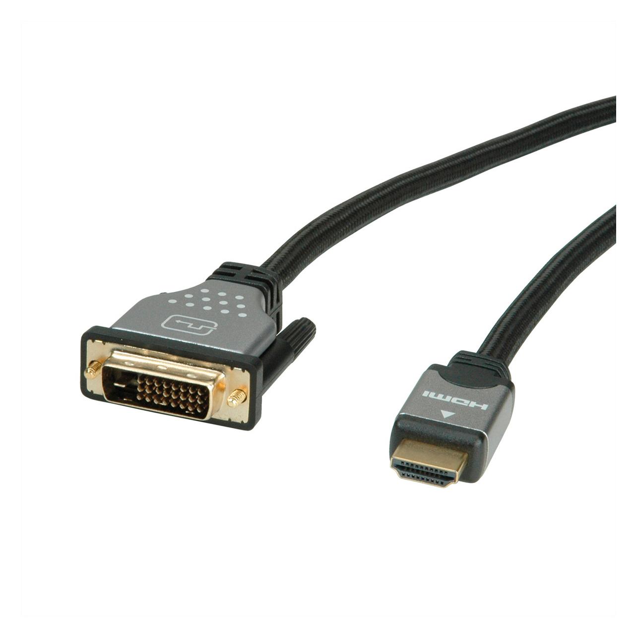 Roline DVI - HDMI (Typ A) (2 m) (11.04.5871)