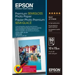 EPSON Prem. Semigl. Photop. 10x15cm 10x15cm, 55 Blatt, 251g/m