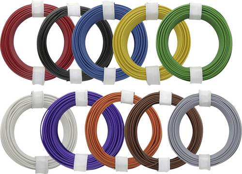 Donau Elektronik 118-MIX Litze 1 x 0.14mm² Mehrfarbig 1 Set