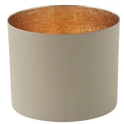 Chennai Windlicht L sandstone/gold