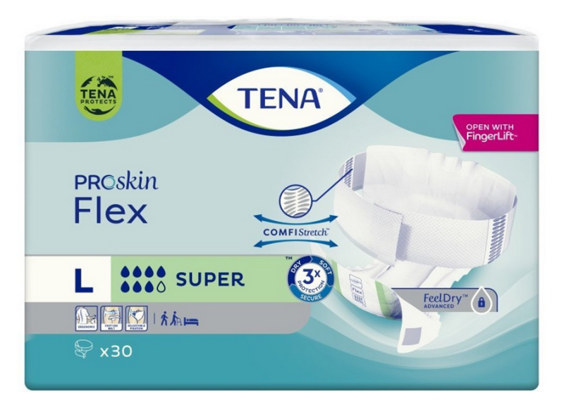Tena Proskin Flex Super Large - 6 paquets de 30 protections