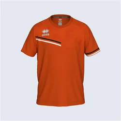 Errea, Herren, Sportshirt, Evan (S), Orange, Weiss, Schwarz