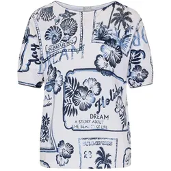 Rundhals-Pullover Rabe weiss, 38