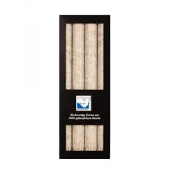 Stearin Stabkerze Set - taupe 4Stk.