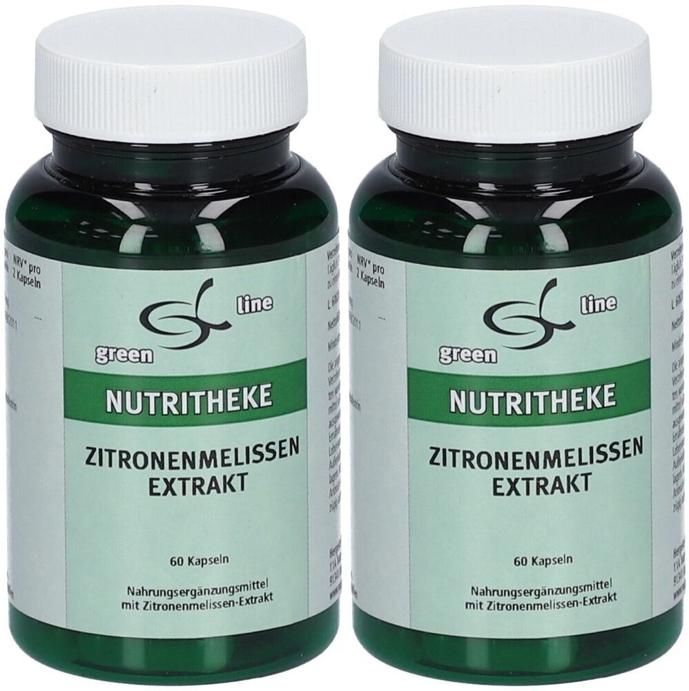 green line Zitronenmelissen Extrakt Kapseln 2x 2x60 St