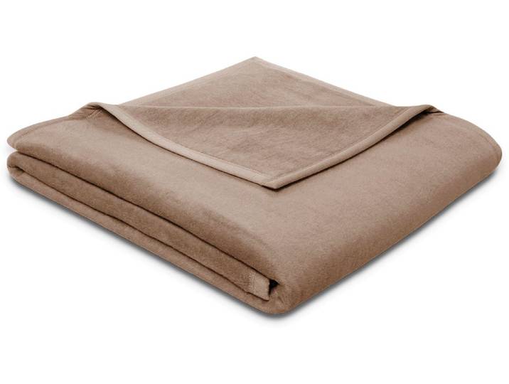 Wohndecke BIEDERLACK Cotton Sense , braun (palisade), B:150cm L:200cm, Baumwolle, Wohndecken, Wohndecke, aus 100% Baumwolle