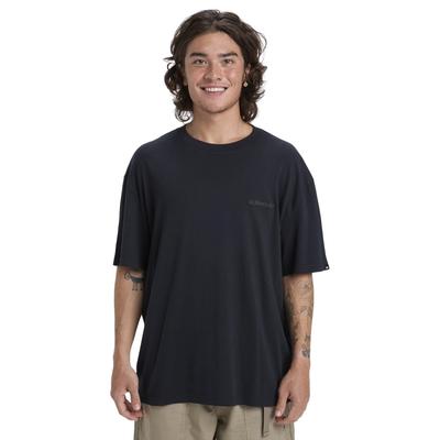 T-Shirt QUIKSILVER "Salt Water 2024", Herren, Gr. L, schwarz (schwarz, weiß), Obermaterial: 100% Baumwolle., Shirts T-Shirt
