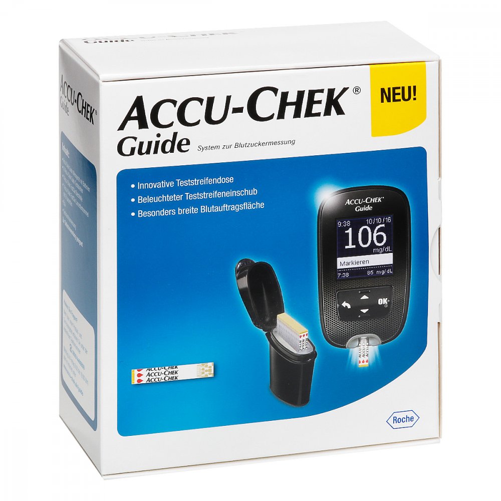 Roche Diagnostics Deutschland GmbH Accu Chek Guide Set mg/dl 11664921