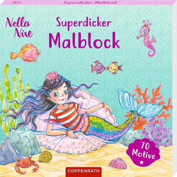 Superdicker Malblock (Nella Nixe): 70 Motive - Preis vom 09.10.2026 07:28:09 h
