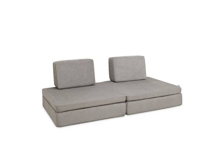 Ehrenkind Kindersofa Spielsofa mit Schaumstoffpolster zum Spielen und Entspannen, Webstoff, modulare Elemente, Spielsofa und Gästebett