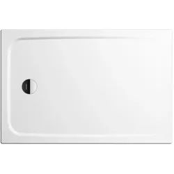 Kaldewei CAYONOPLAN Duschfläche 1000x1400 mm alpinweiß matt, bodeneben, seitlicher Ablauf, 25 mm Tiefe