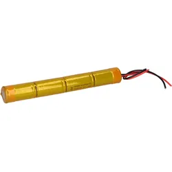 Notleuchten-Akku 4,8V 4000mAh C NiMH Notleuchten HT 20cm Kabel L1x4