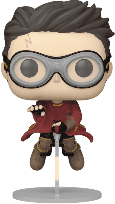 Pop! Vinyl - HP POA - Harry w/ Broom (Quidditch) by Funko, Collectible Action Figure for Fans