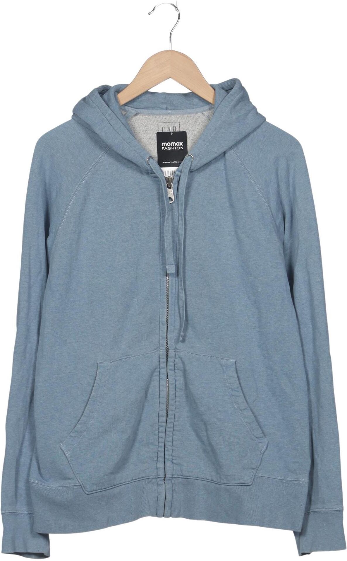 GAP Herren Kapuzenpullover, Hellblau, Gr. M, Baumwolle - Second Hand