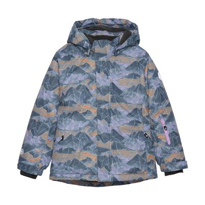 Skijacke COLOR KIDS "Skijacke COSki", Mädchen, Gr. 128, blau (turbulence), Obermaterial: 100% Polyester PES., Jacken Skijacke