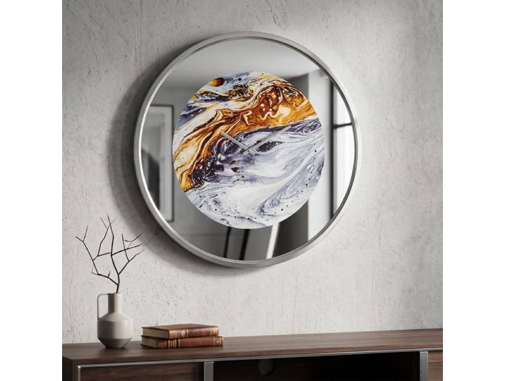 Horloge murale 60 cm Alistair Blanc