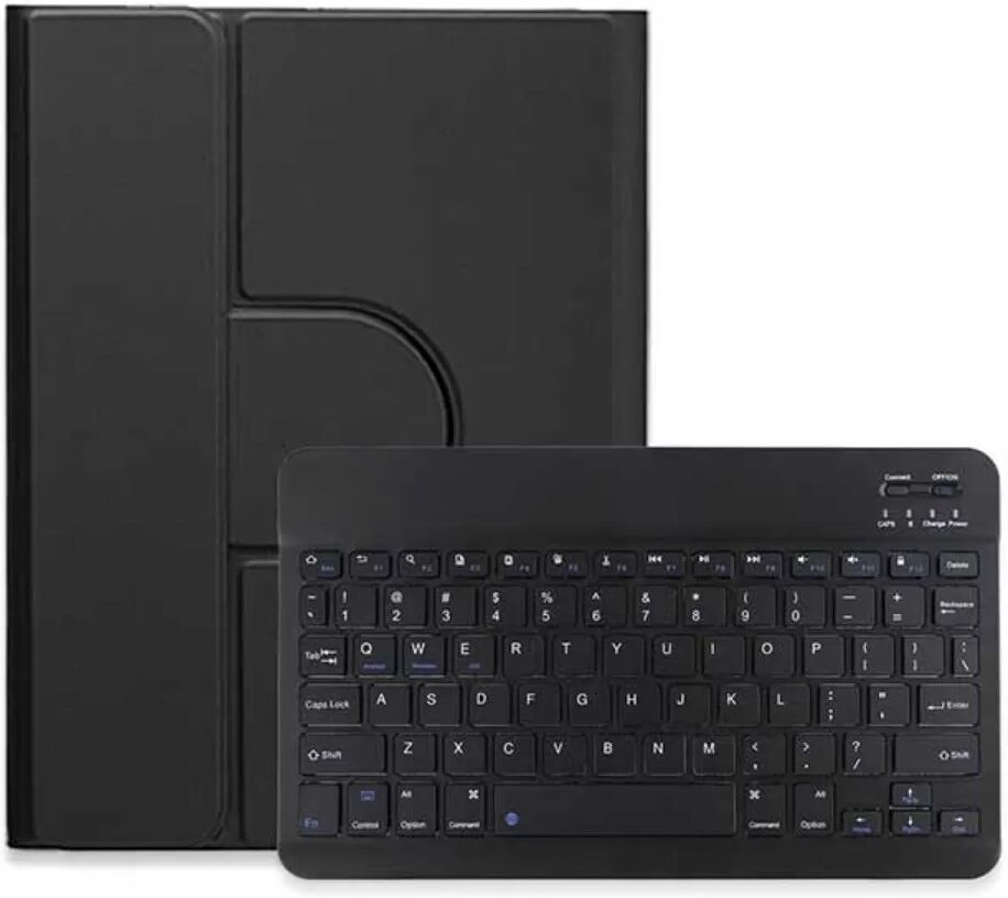 INF Étui clavier Bluetooth magnétique noir compatible avec iPad 10ème génération 10,9 pouces - Touches carrées
