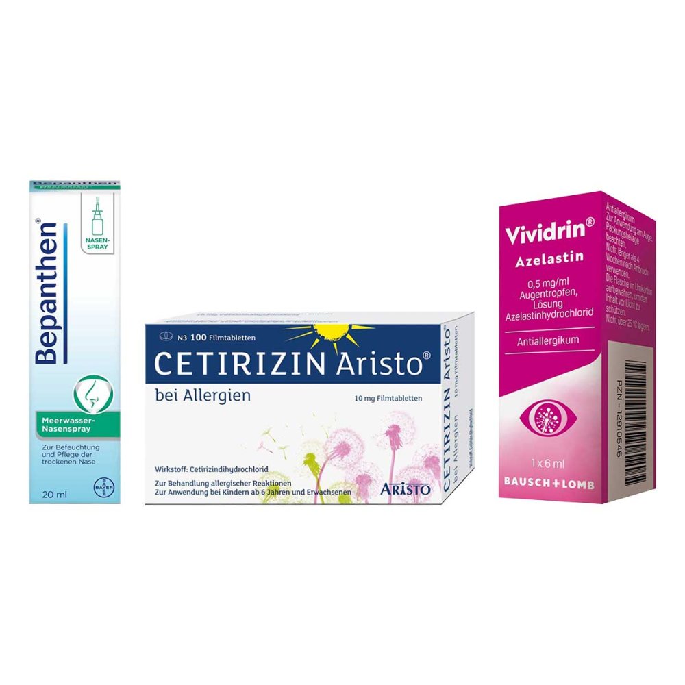 Allergie Set: Heuschnupfen Akut Rundum Schutz 08107528