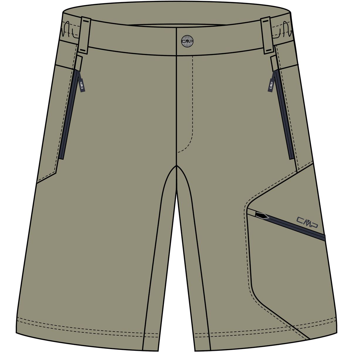 CMP MAN Bermuda sage (E663) 52 31T5177-E663-52