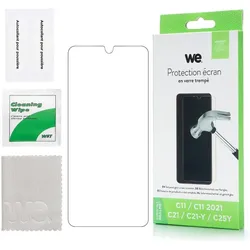 We-Vibe WE Verre trempé REALME C21: Protection écran - anti-rayures - anti-bulles d'air (Realme C21), Smartphone Schutzfolie, Transparent